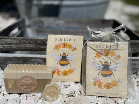 Bee Kind  Seeds and Soap gift bag